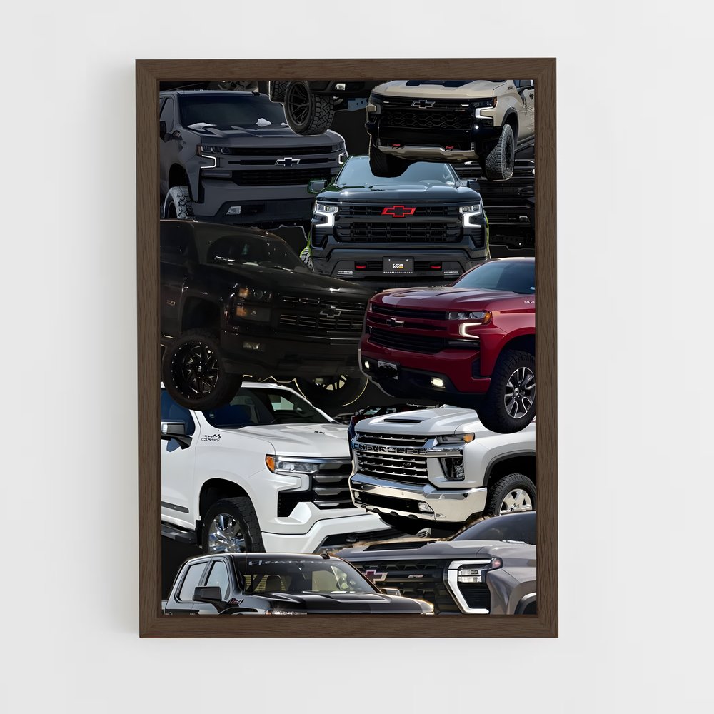 Poster Trucks en Folie – affiche Chevrolet (vue 5)