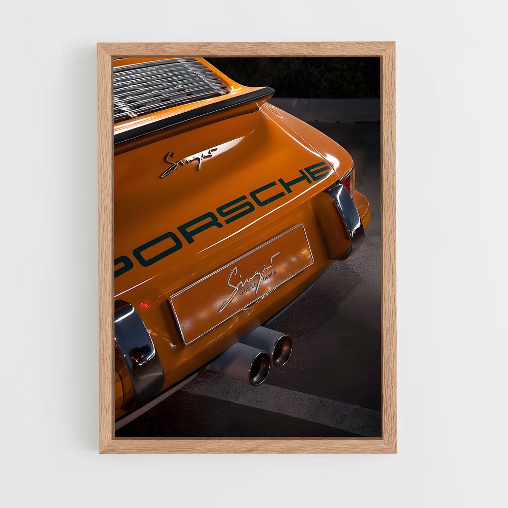 Poster Hood & Wheels – affiche Voitures Singer (vue 4)