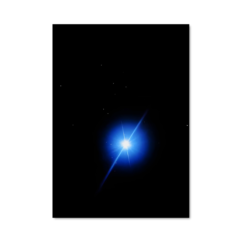 Poster Étoile de Sirius – affiche Étoiles
