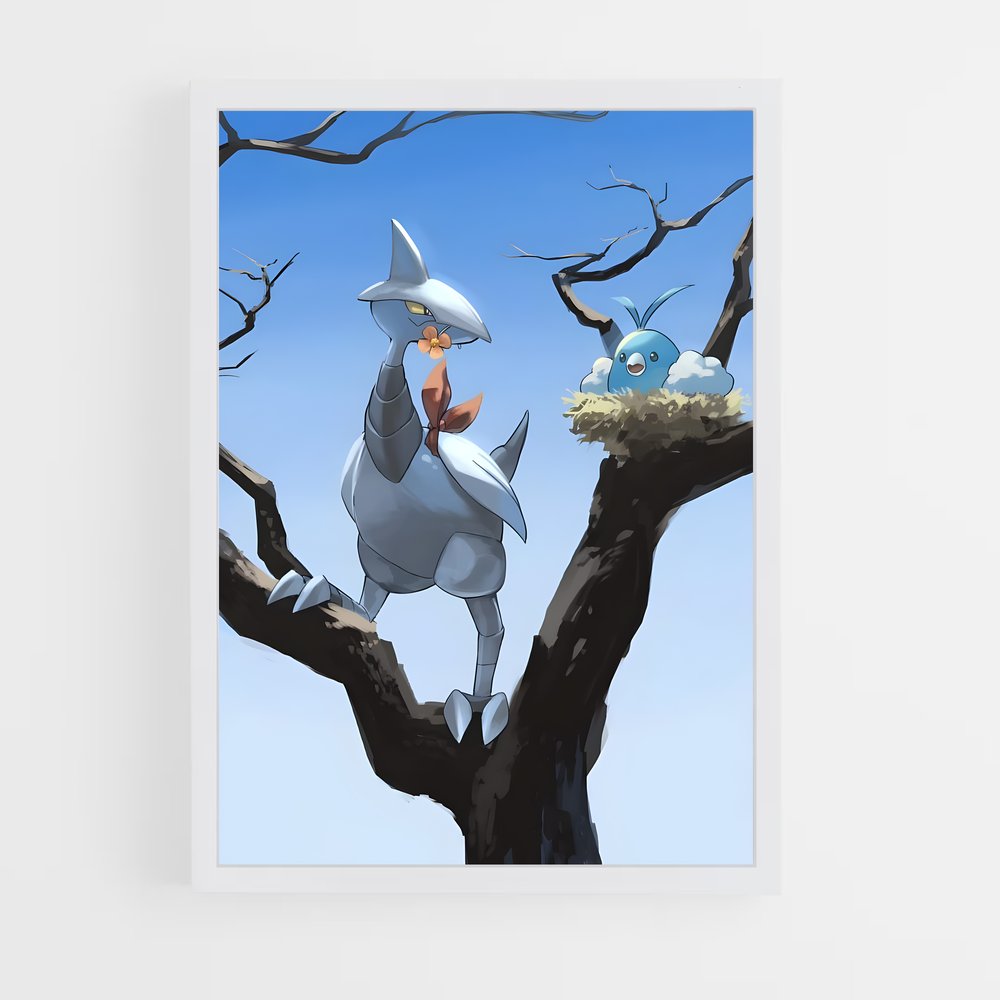 Poster Skarmory en Fête – affiche Pokemon (vue 3)