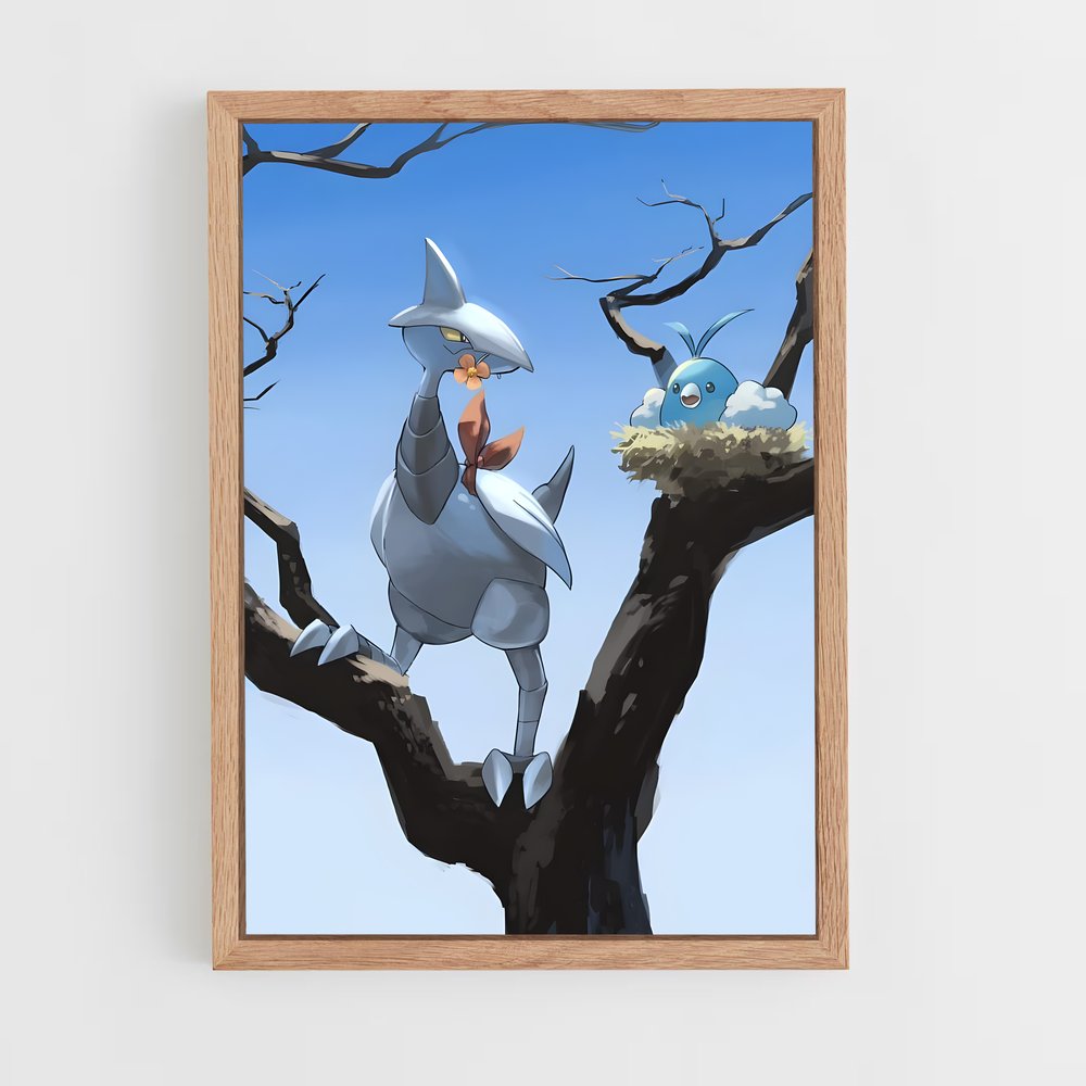 Poster Skarmory en Fête – affiche Pokemon (vue 4)
