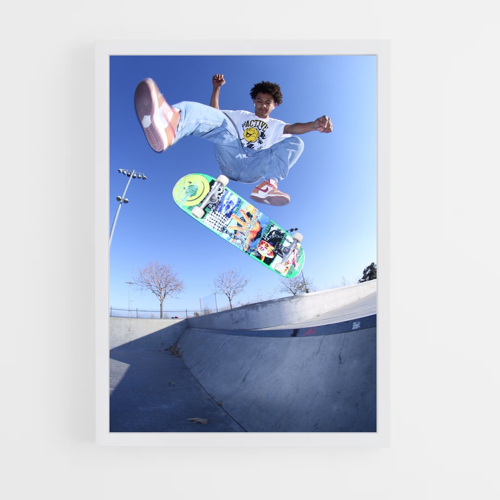 Poster Trickster Ramp – affiche Skateboard (vue 3)