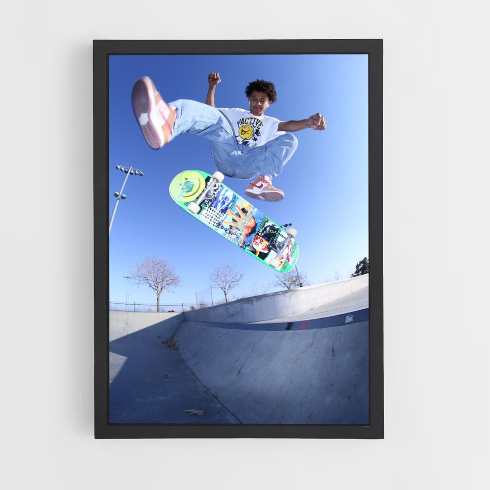 Poster Trickster Ramp – affiche Skateboard (vue 2)