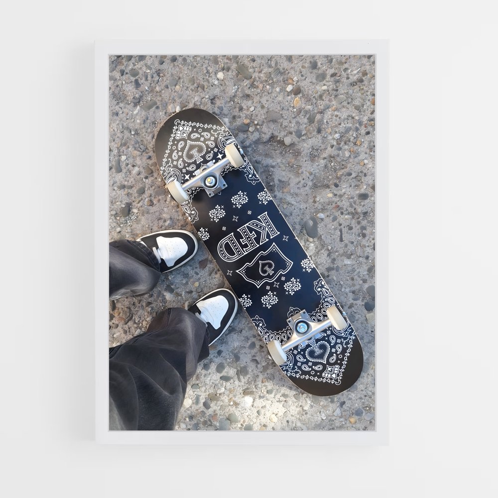 Poster Skate Artistry – affiche Skateboard (vue 3)