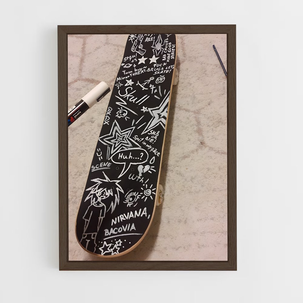 Poster Graffiti Skate – affiche Skateboard (vue 5)