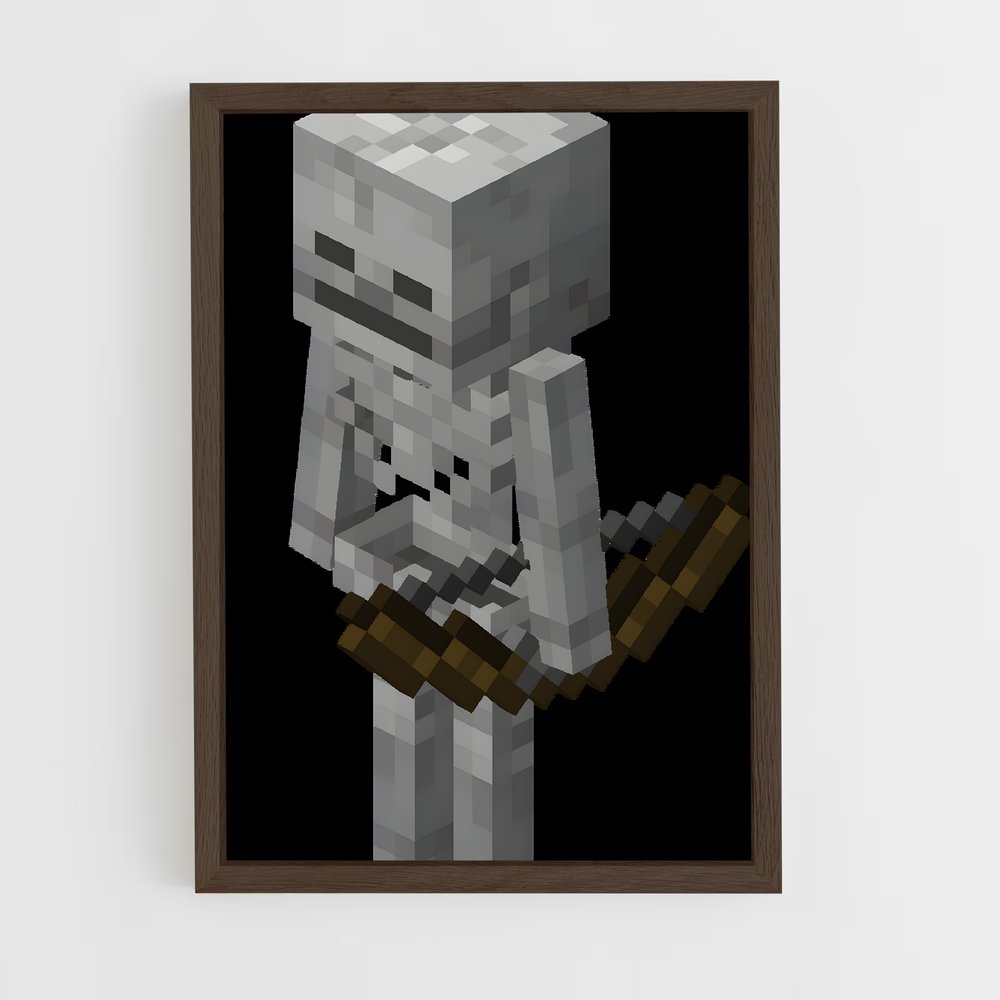 Poster Pixel Knight – affiche Minecraft (vue 5)