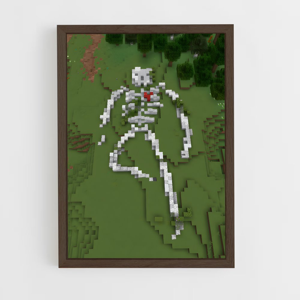 Poster Skeleton Champ – affiche Minecraft (vue 5)