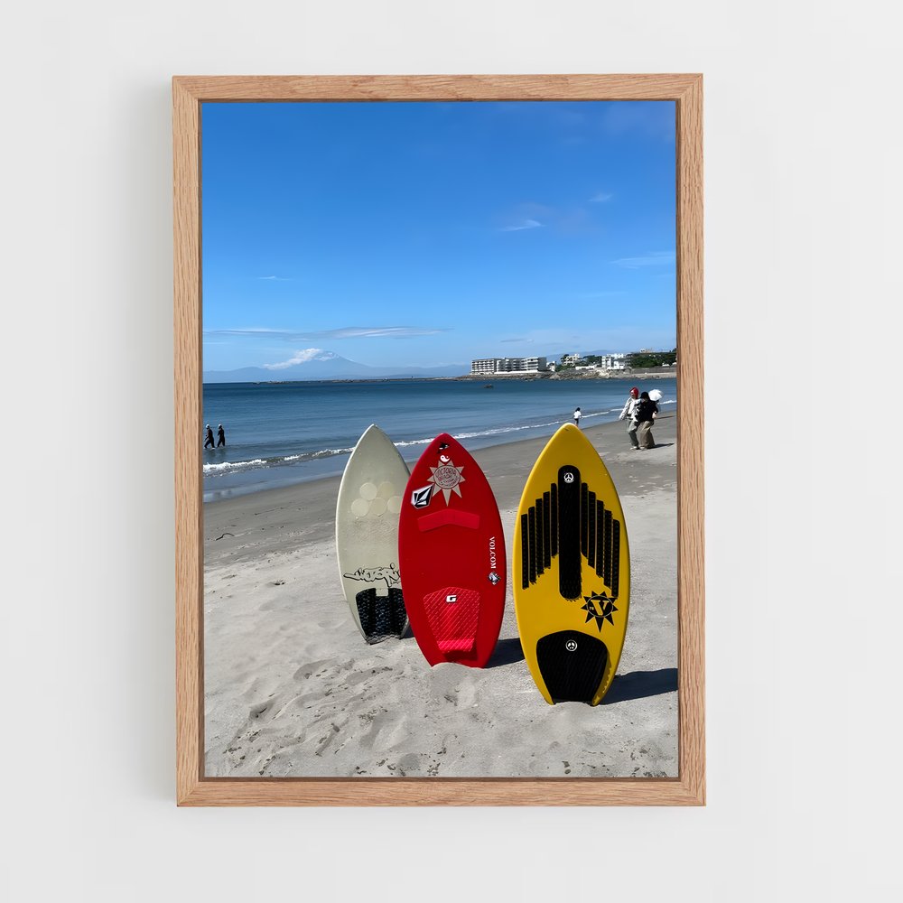 Poster Skimboard vagues (vue 4)