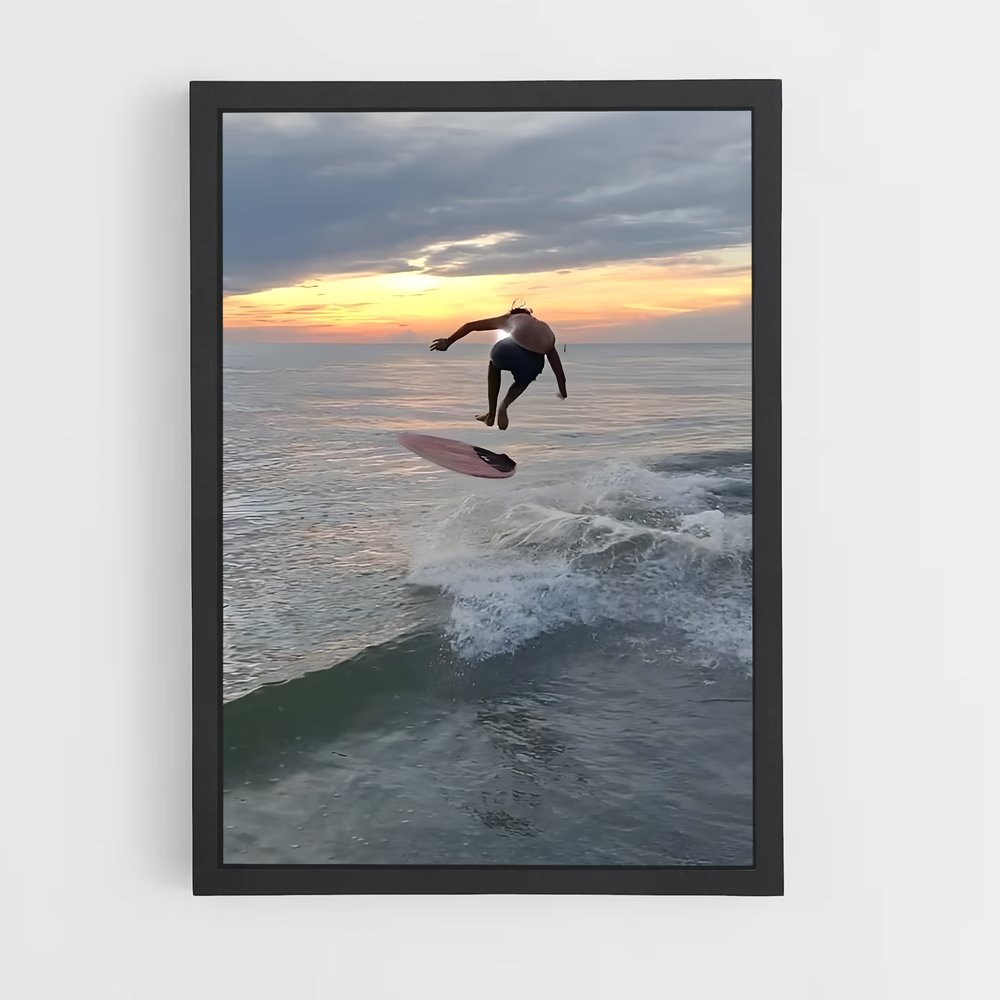 Poster Surf & Skim – affiche Skimboard (vue 2)