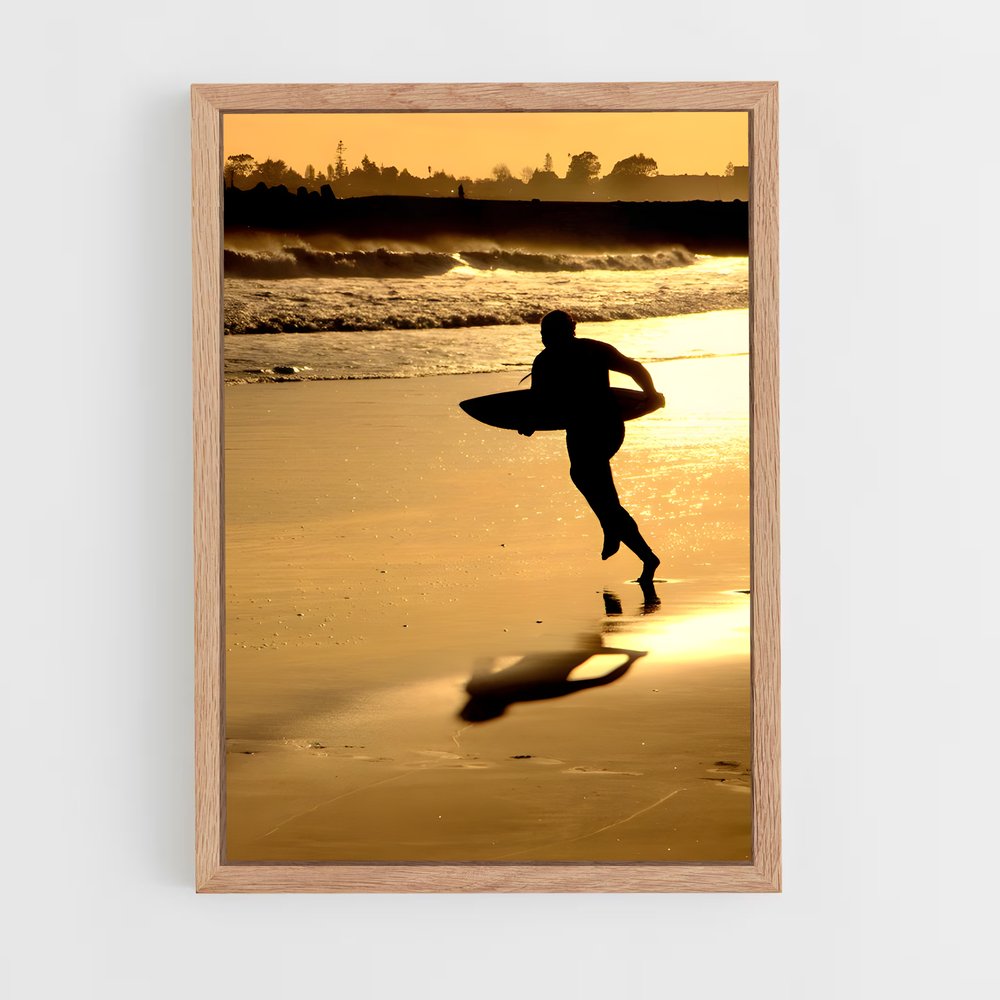 Poster Surf en Équilibre – affiche Skimboard (vue 4)