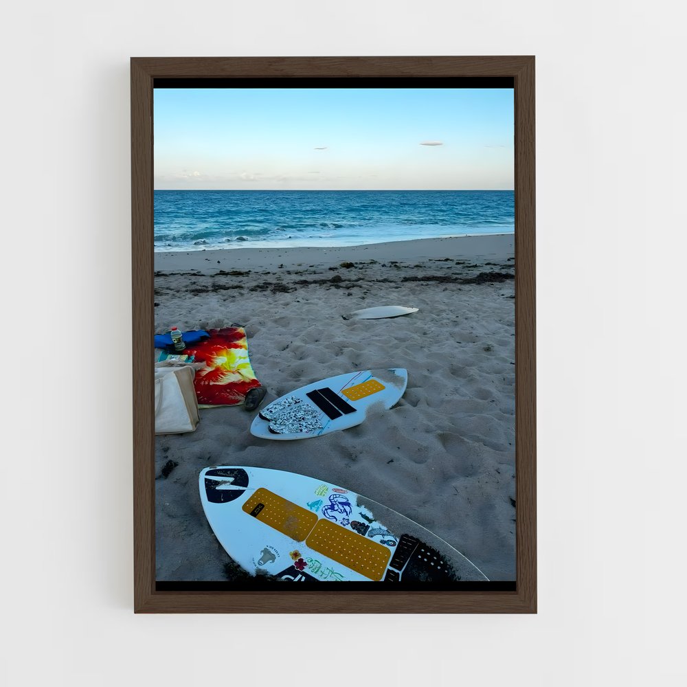 Poster Skimboard de vague (vue 5)