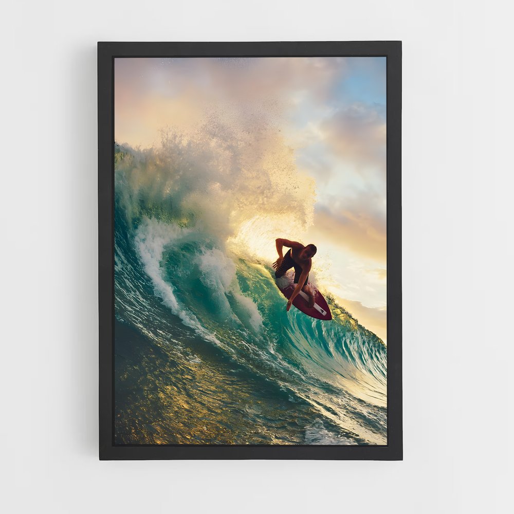 Poster Skimboard vague (vue 2)