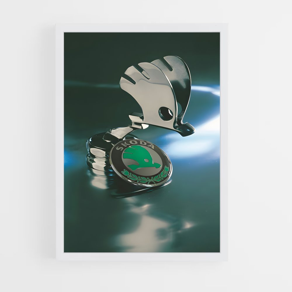 Poster Symbole de Vitesse – affiche Skoda (vue 3)