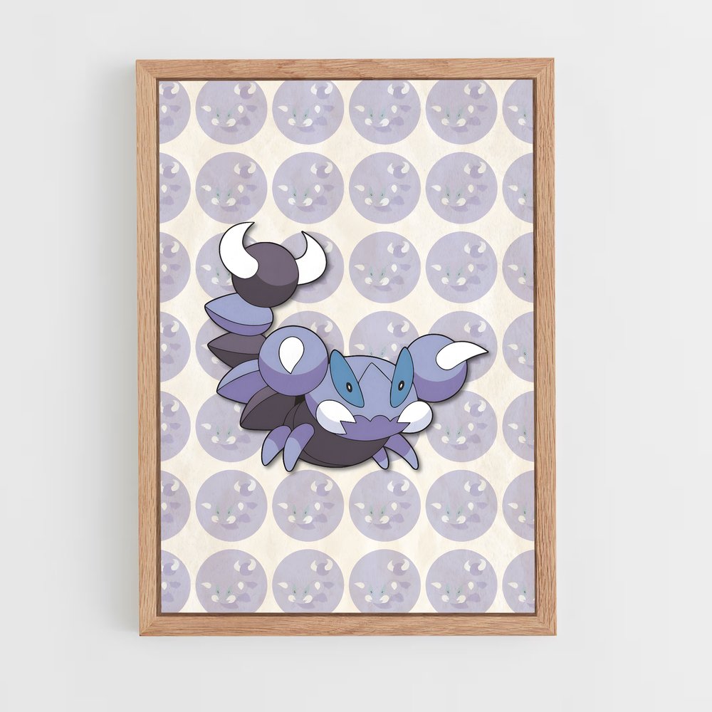 Poster Skorupi le Joyeux – affiche Pokemon (vue 4)