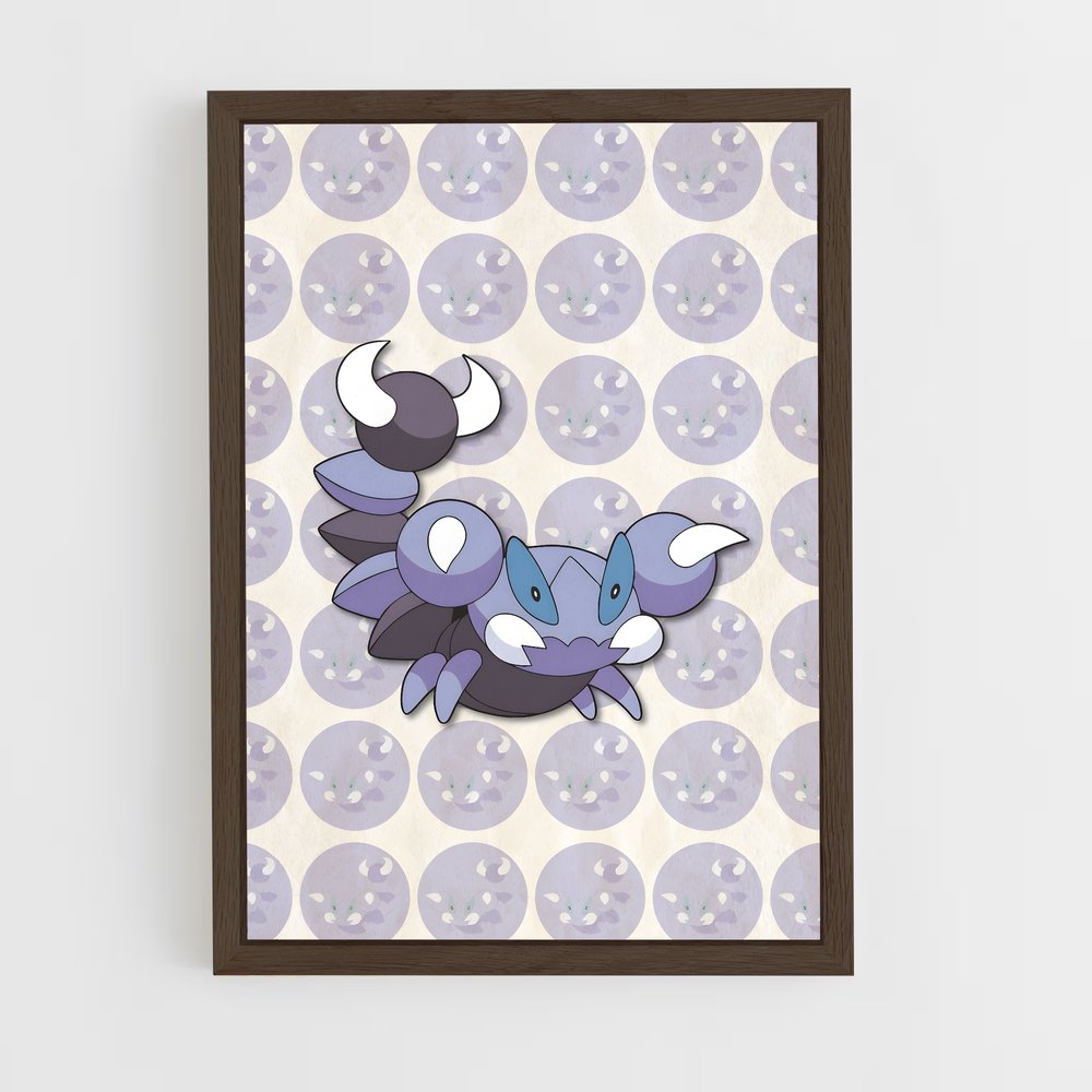 Poster Skorupi le Joyeux – affiche Pokemon (vue 5)