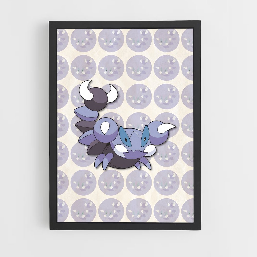 Poster Skorupi le Joyeux – affiche Pokemon (vue 2)
