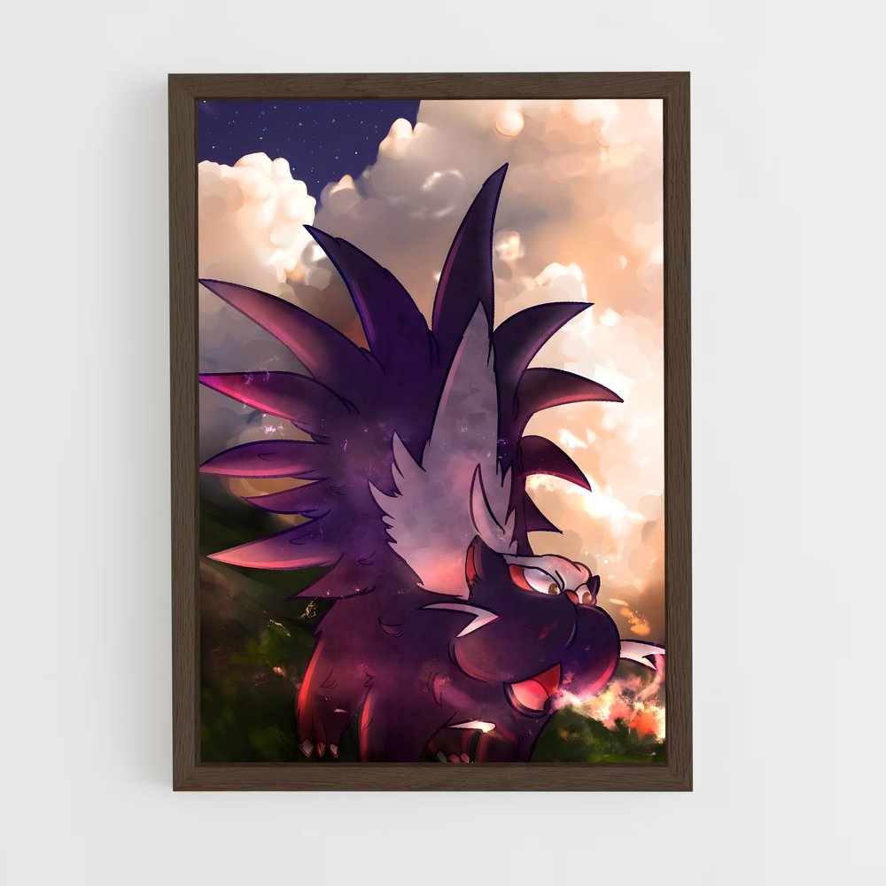 Poster Ombre de Skuntank – affiche Pokemon (vue 5)
