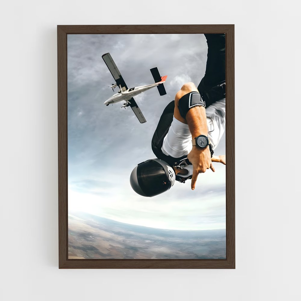Poster Sky High Pilot – affiche Parachutisme (vue 5)