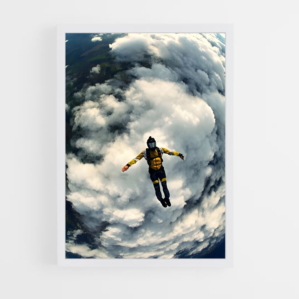 Poster Vol Enivrant – affiche Parachutisme (vue 3)