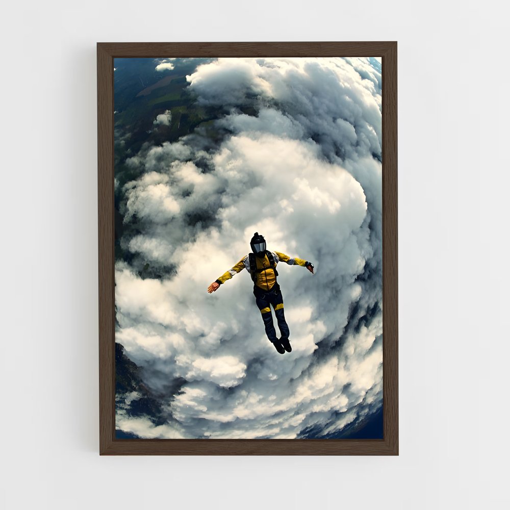 Poster Vol Enivrant – affiche Parachutisme (vue 5)