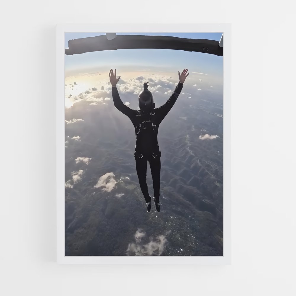 Poster Sensation Aérienne – affiche Parachutisme (vue 3)