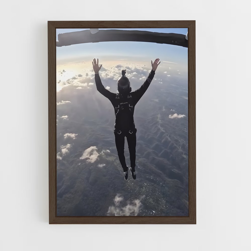 Poster Sensation Aérienne – affiche Parachutisme (vue 5)