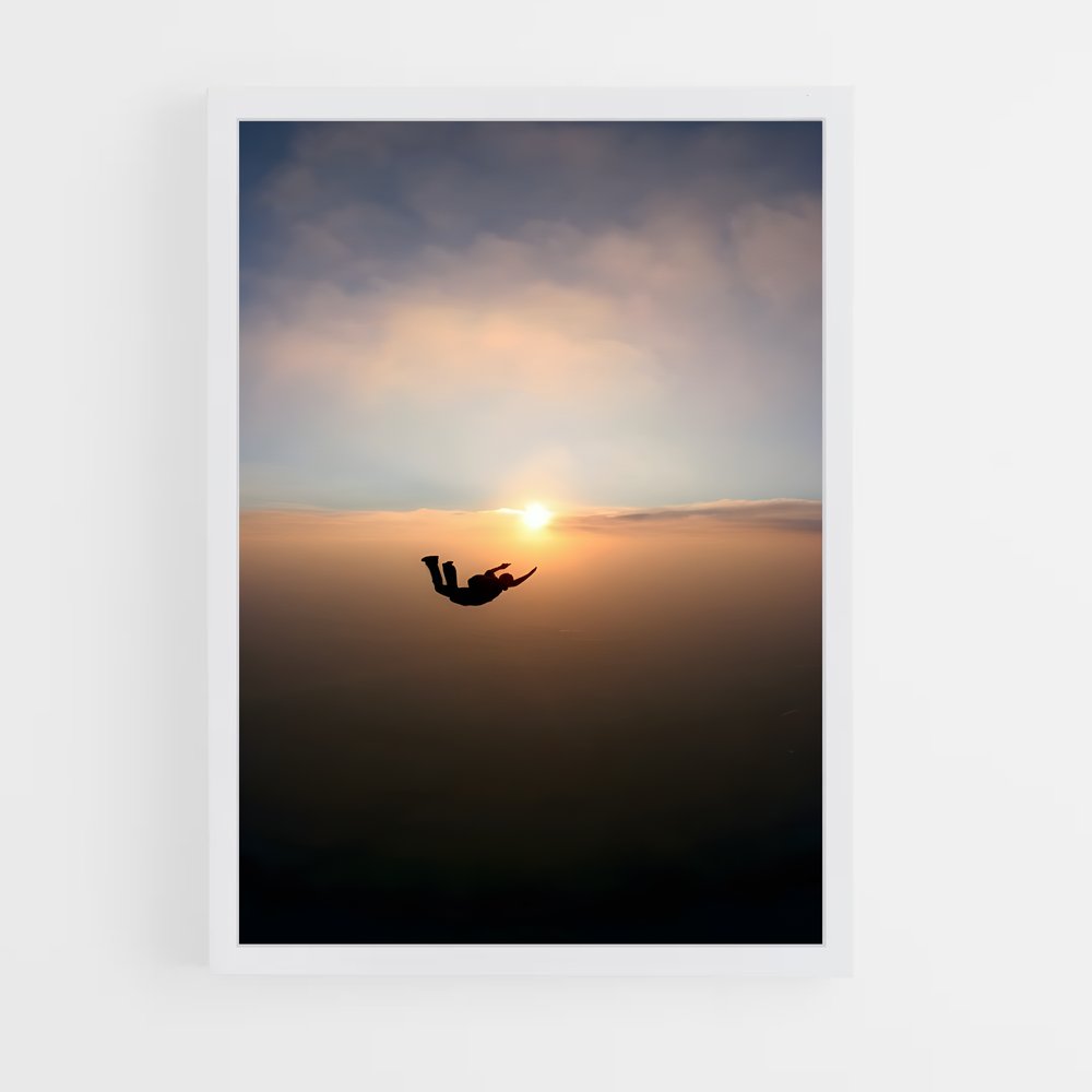 Poster Vol de Coucher – affiche Parachutisme (vue 3)
