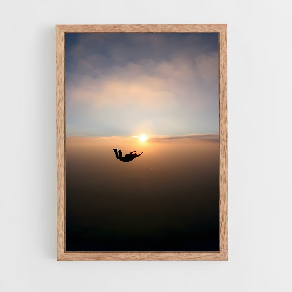 Poster Vol de Coucher – affiche Parachutisme (vue 4)