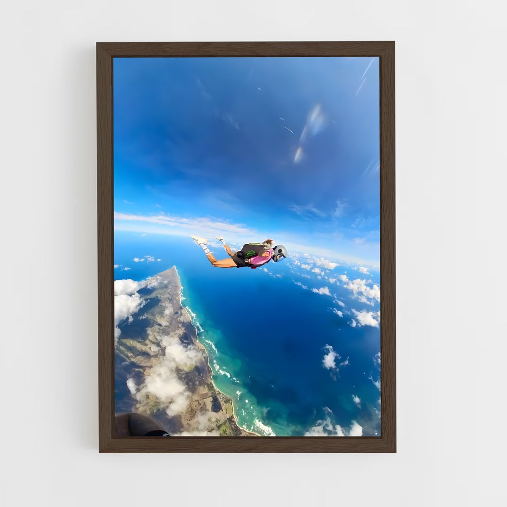 Poster Skydiving pleine – affiche Parachutisme (vue 5)