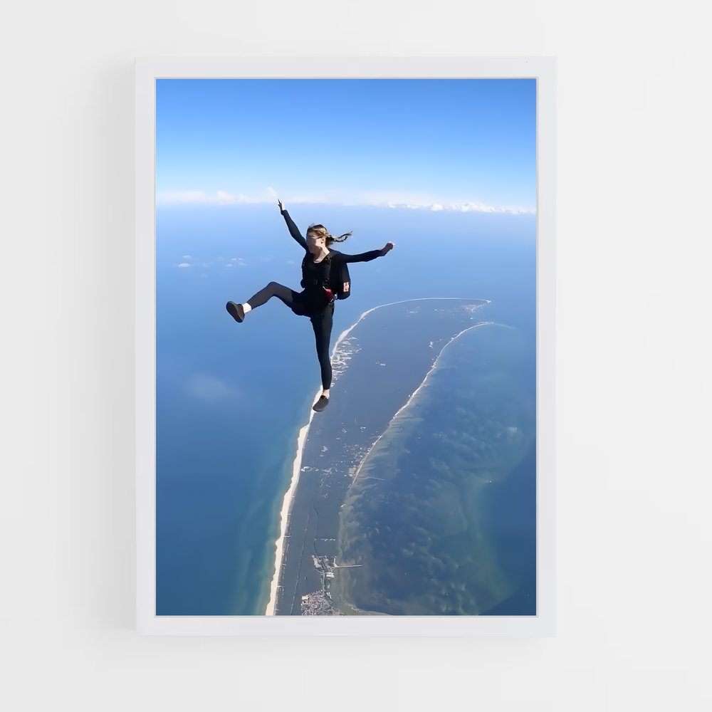 Poster Vols Insensés – affiche Parachutisme (vue 3)