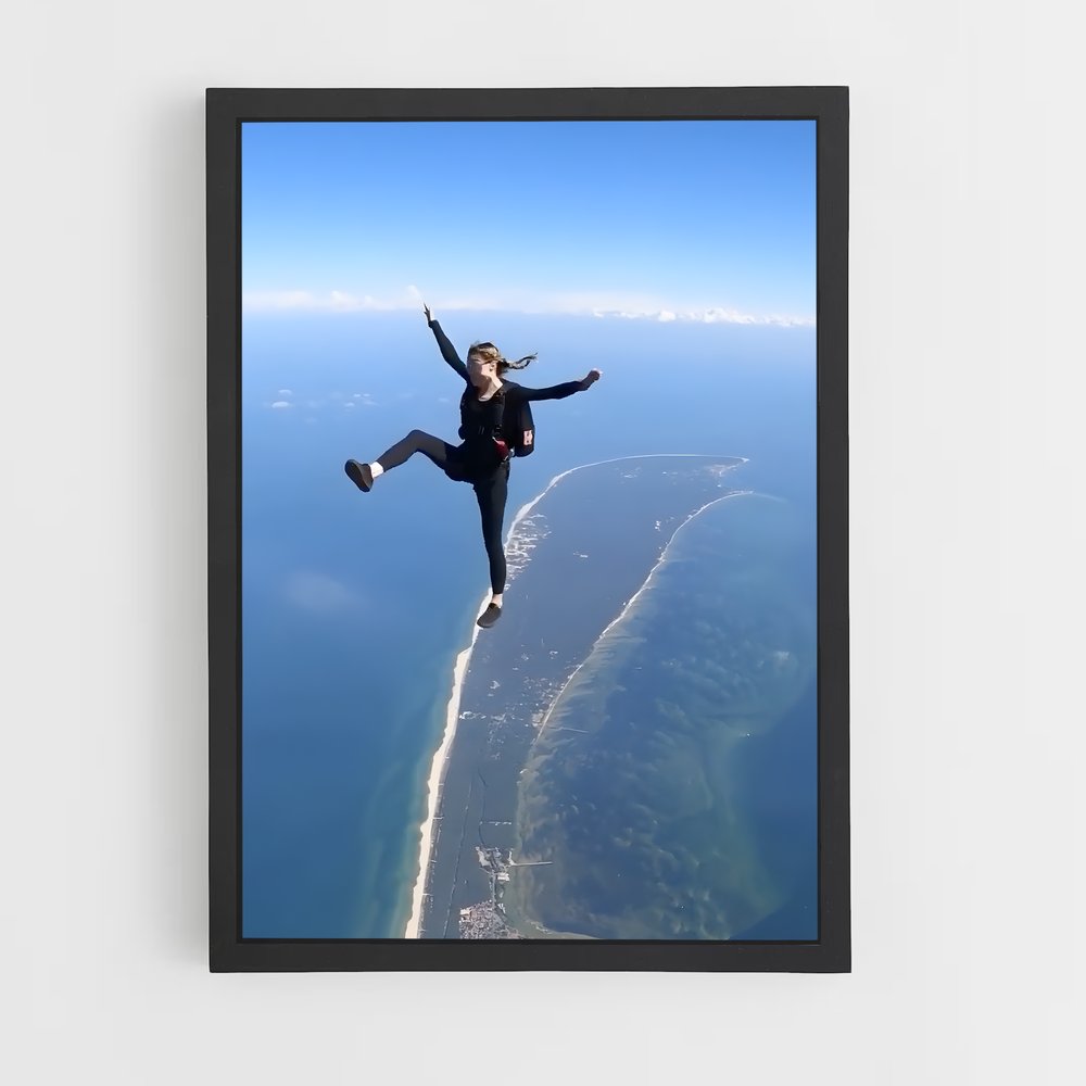 Poster Vols Insensés – affiche Parachutisme (vue 2)
