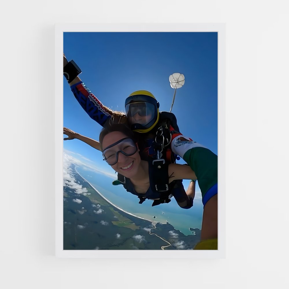 Poster Skydiving de nouveaux – affiche Parachutisme (vue 3)