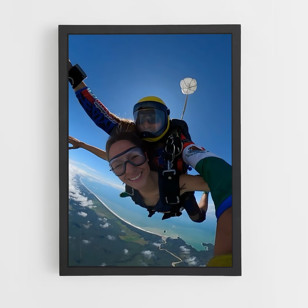 Poster Skydiving de nouveaux – affiche Parachutisme (vue 2)