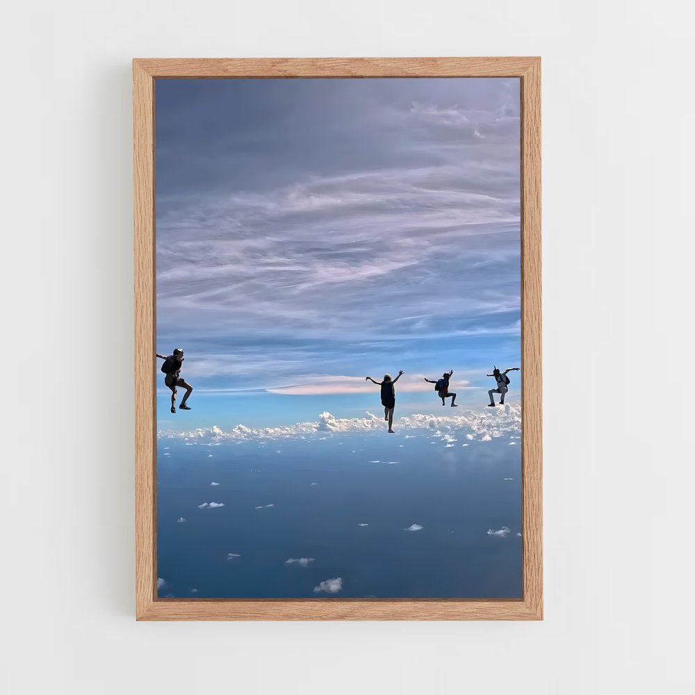 Poster Skydiving nouveaux – affiche Parachutisme (vue 4)