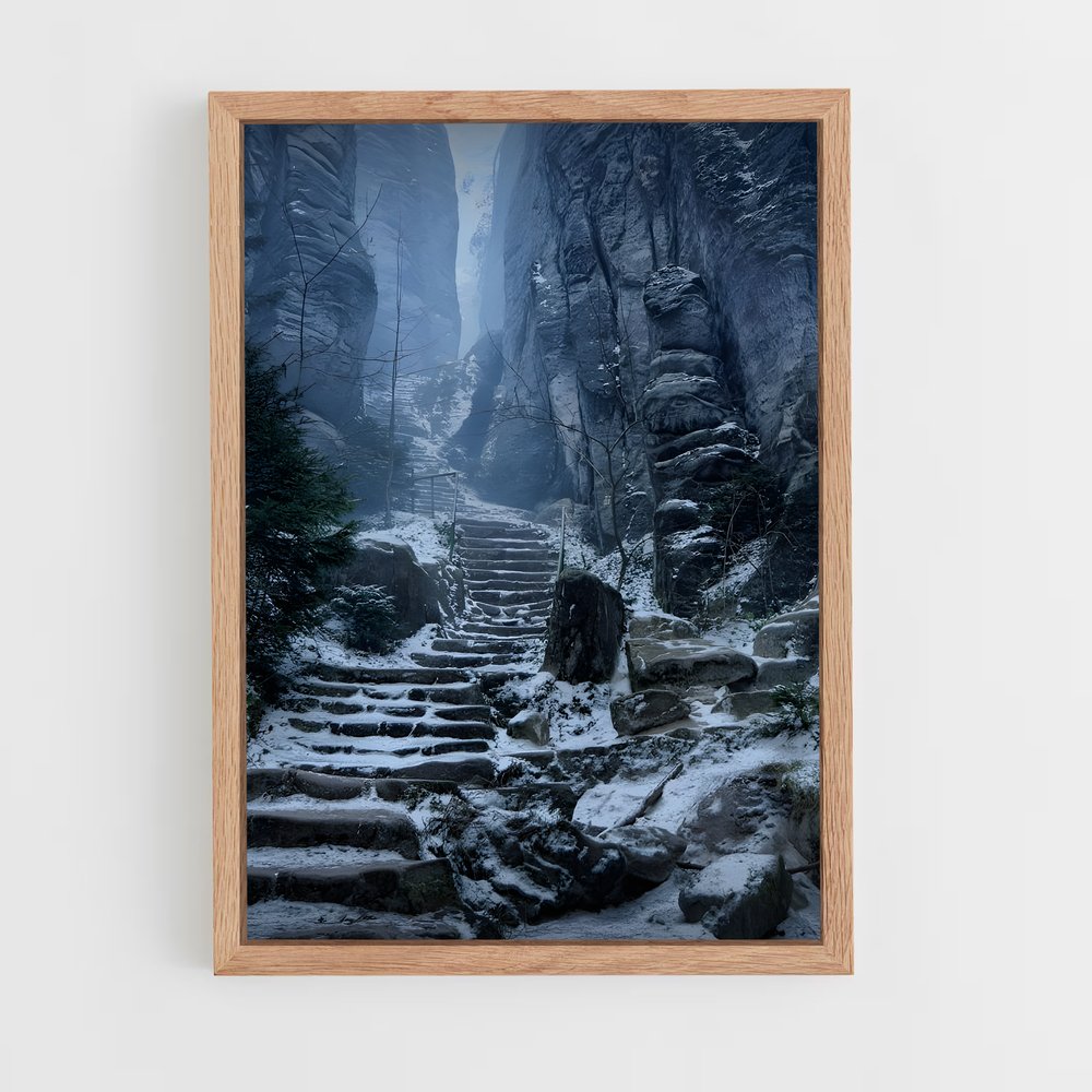 Poster Les Sommets de Bordeciel – affiche Skyrim (vue 4)