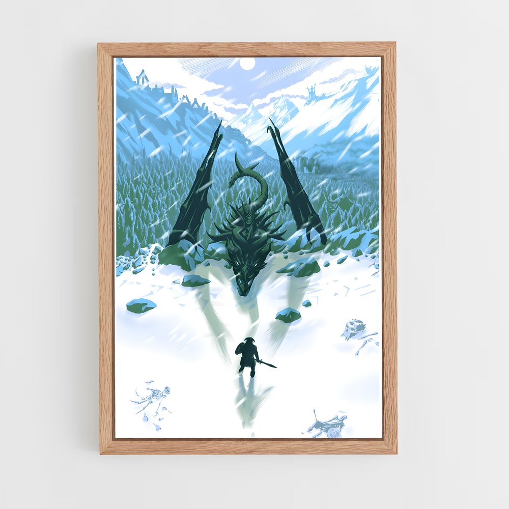 Poster Skyrim froid (vue 4)
