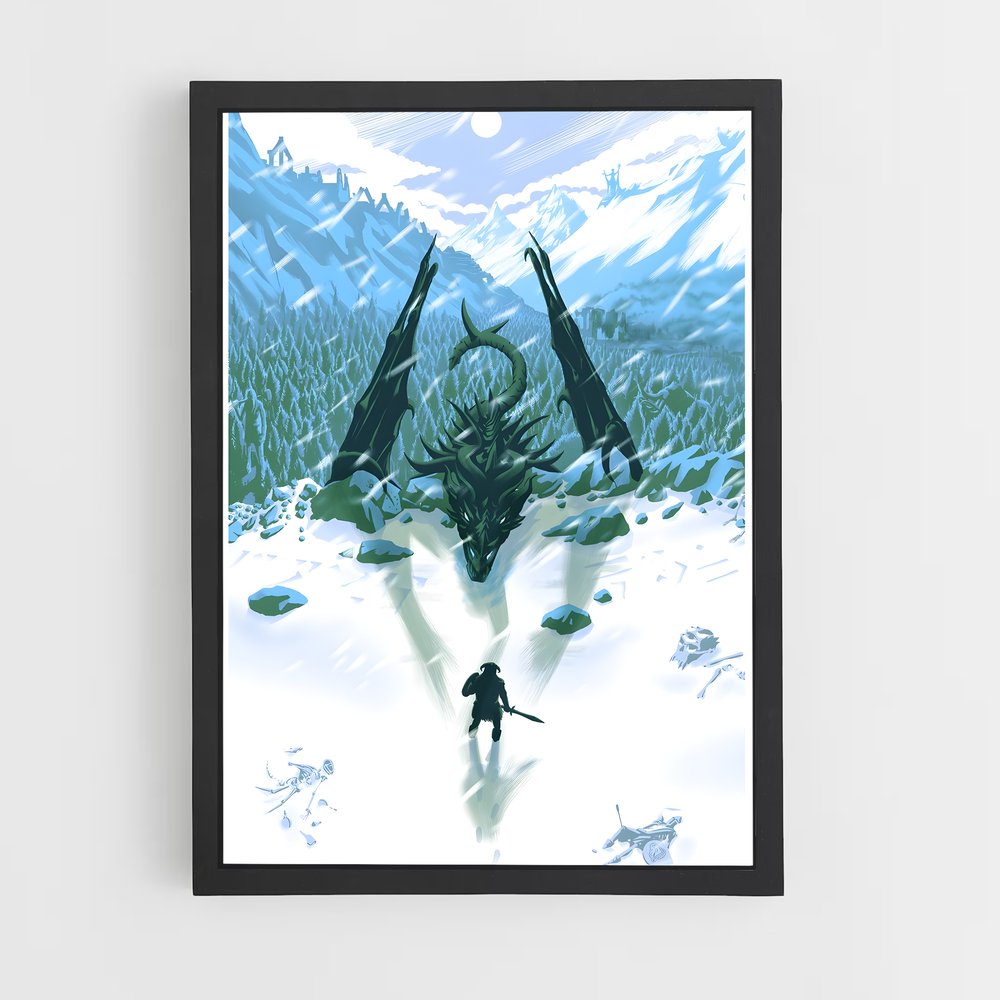 Poster Skyrim froid (vue 2)