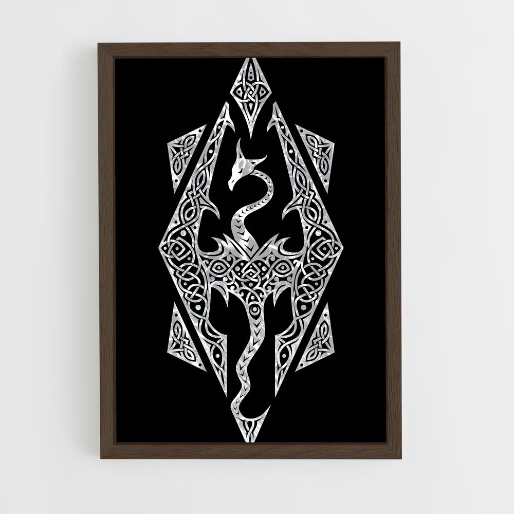 Poster Tatouage Nordique – affiche Skyrim (vue 5)