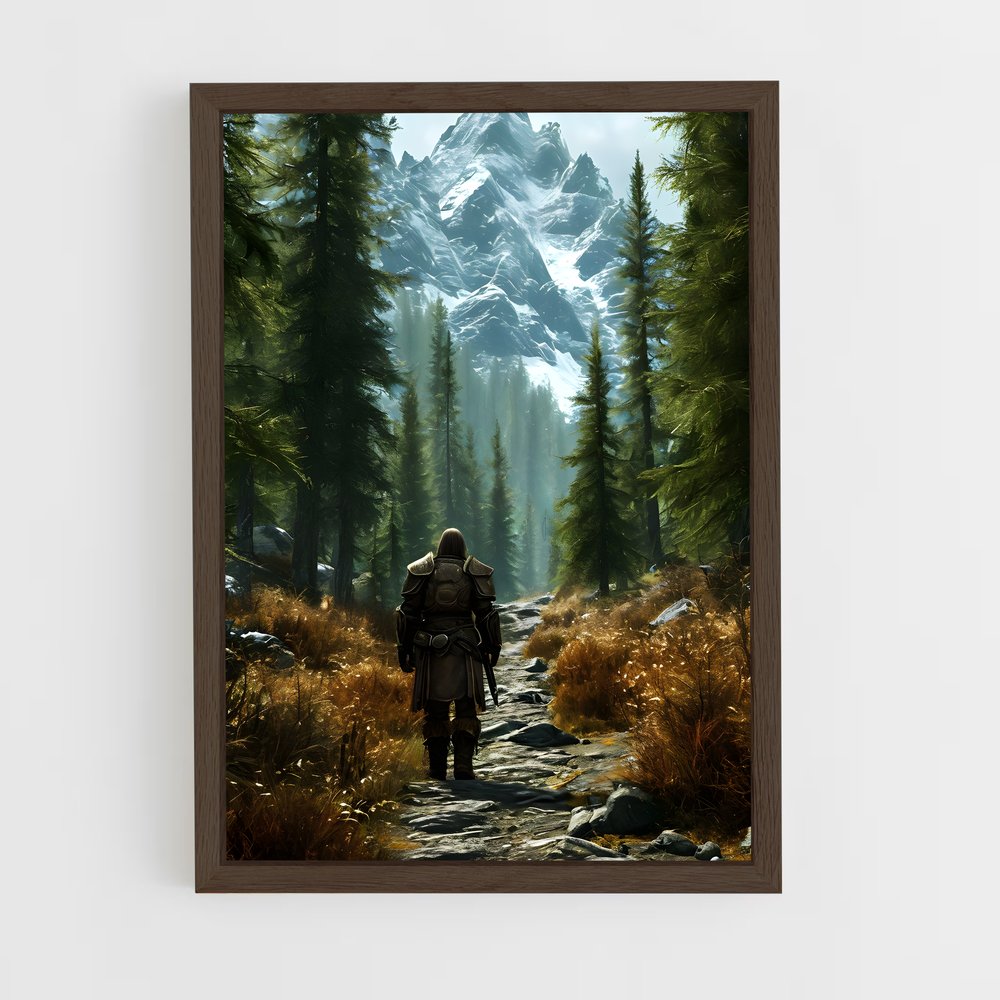 Poster La Sorcière des Montagnes – affiche Skyrim (vue 5)