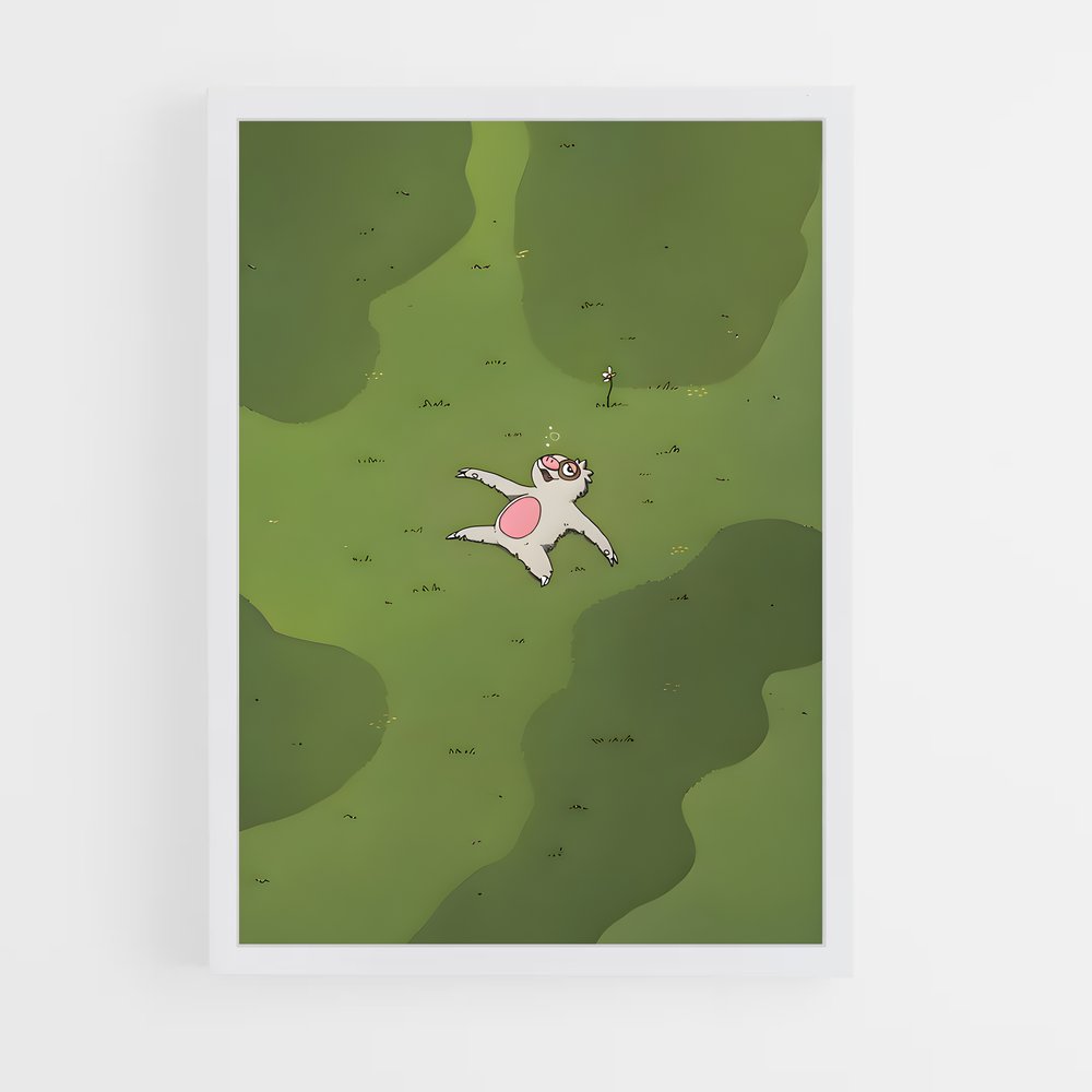 Poster Chat Flottant – affiche Pokemon (vue 3)