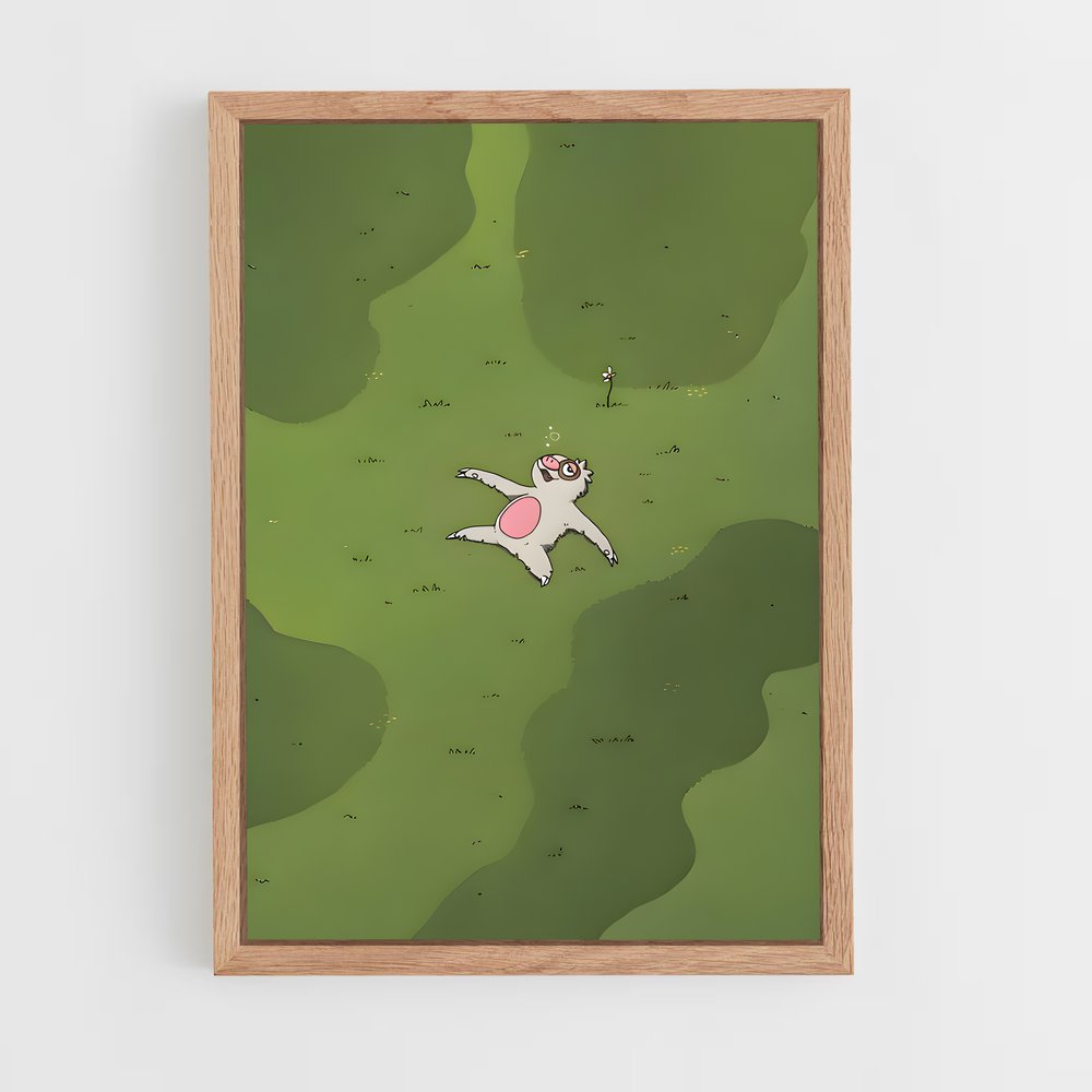 Poster Chat Flottant – affiche Pokemon (vue 4)