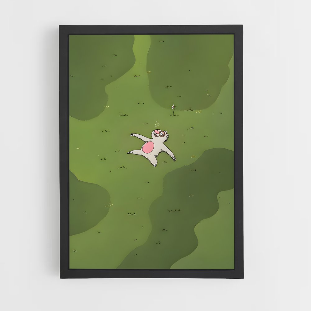 Poster Chat Flottant – affiche Pokemon (vue 2)