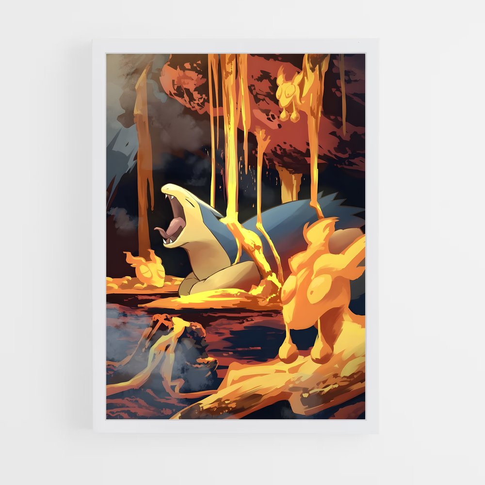 Poster Shark Spirit – affiche Pokemon (vue 3)