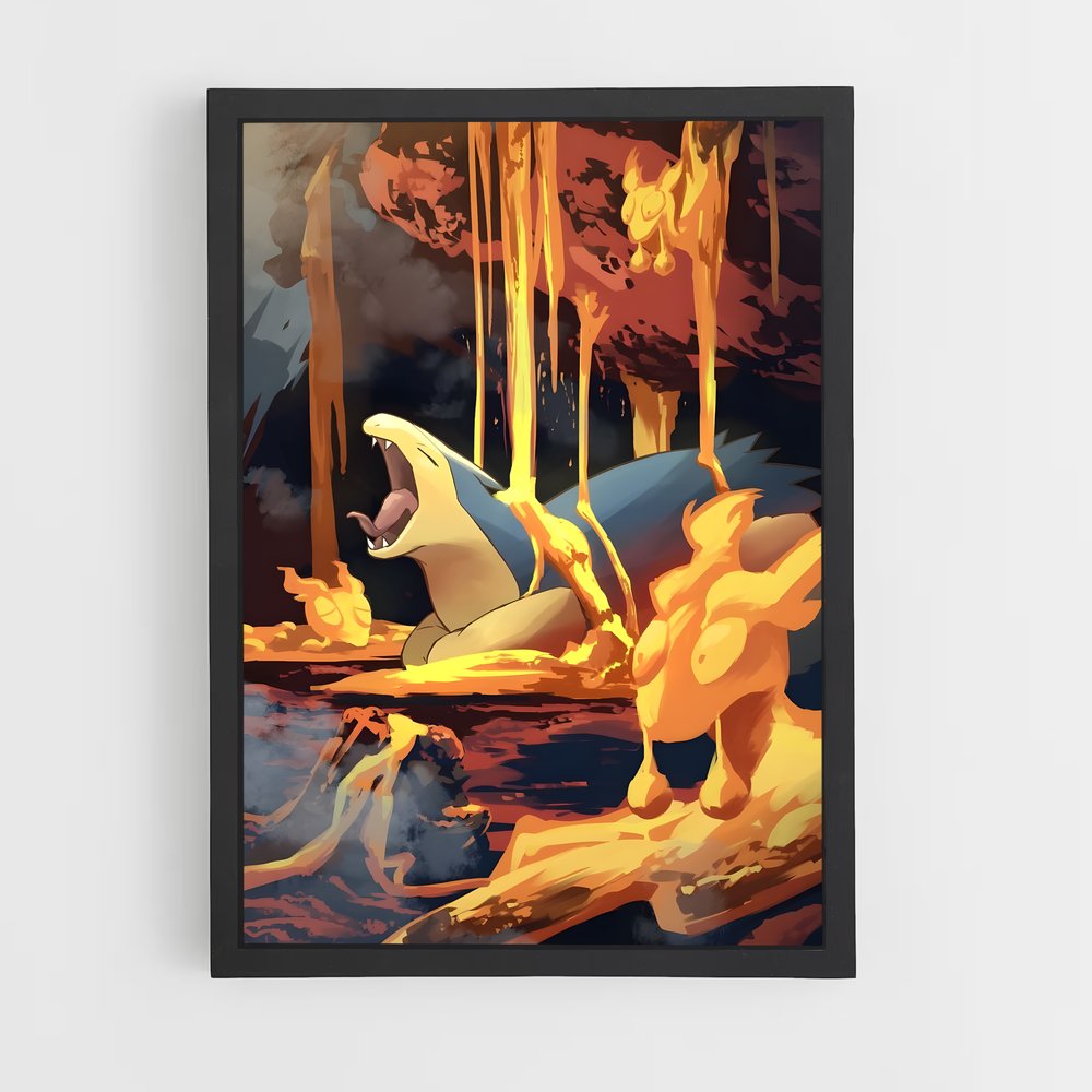 Poster Shark Spirit – affiche Pokemon (vue 2)