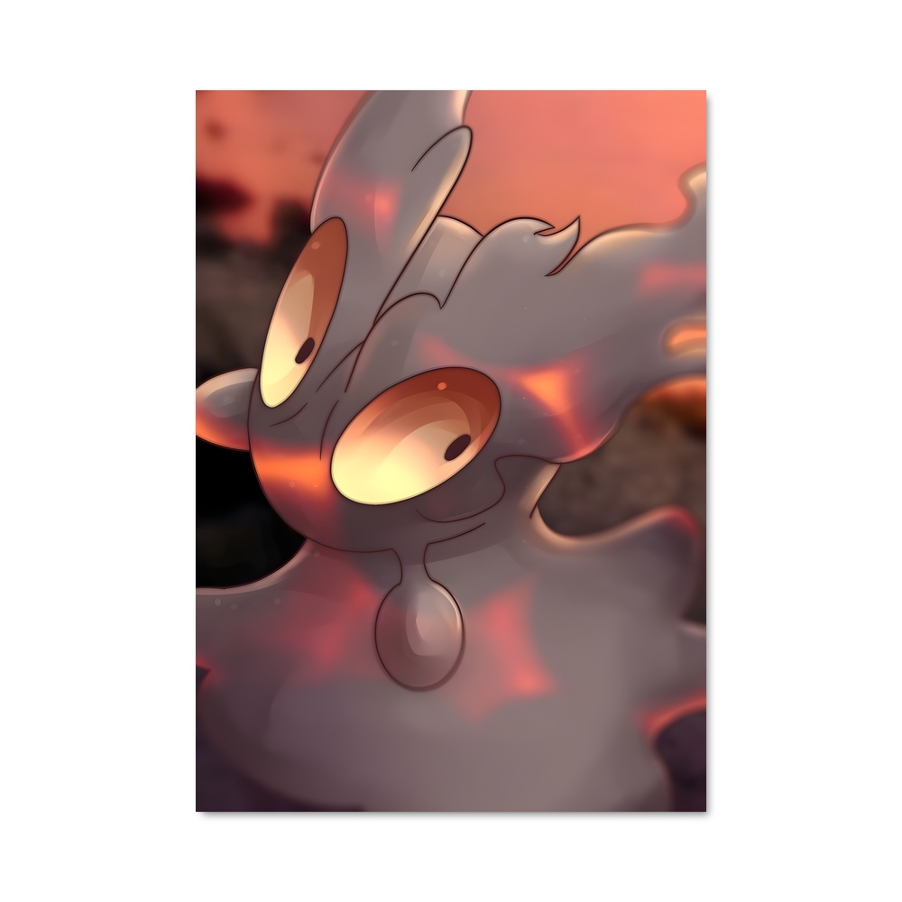 Poster Slugma Rires – affiche Pokemon