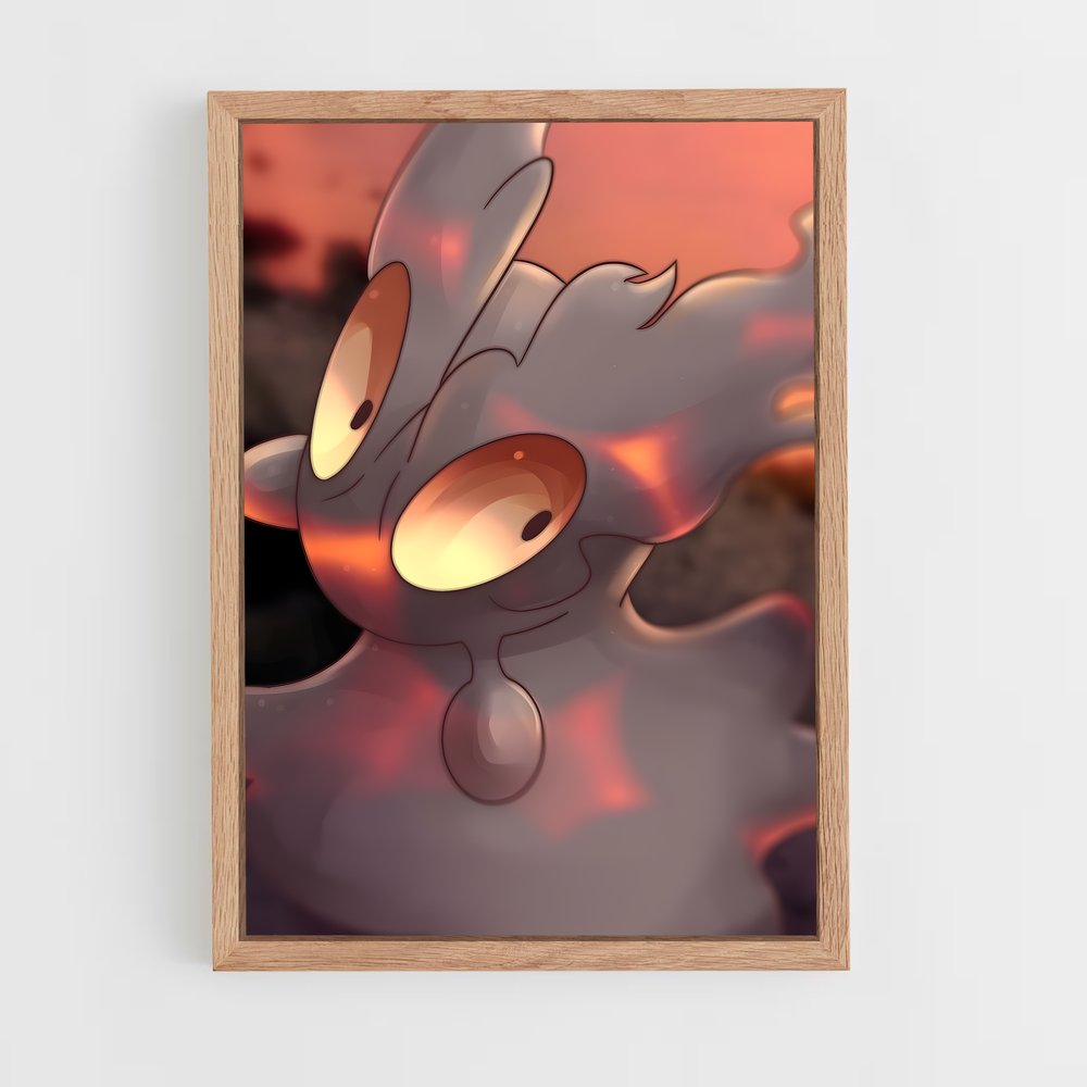 Poster Slugma Rires – affiche Pokemon (vue 4)