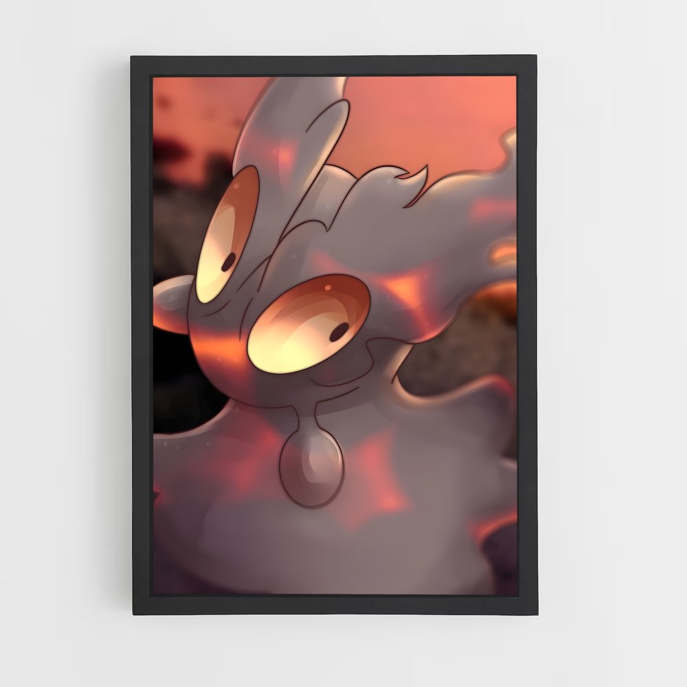 Poster Slugma Rires – affiche Pokemon (vue 2)