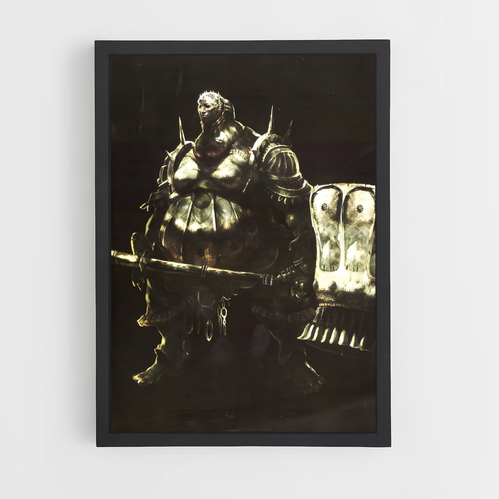 Poster Smough Épique – affiche Dark souls (vue 2)