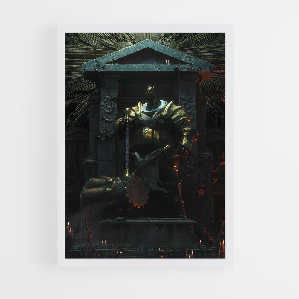 Poster Smough chevalier – affiche Dark souls (vue 3)