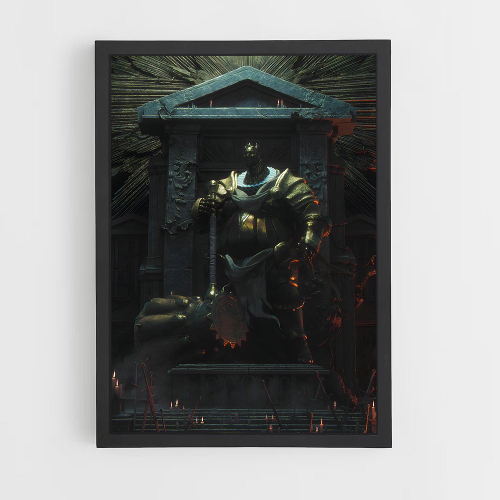 Poster Smough chevalier – affiche Dark souls (vue 2)